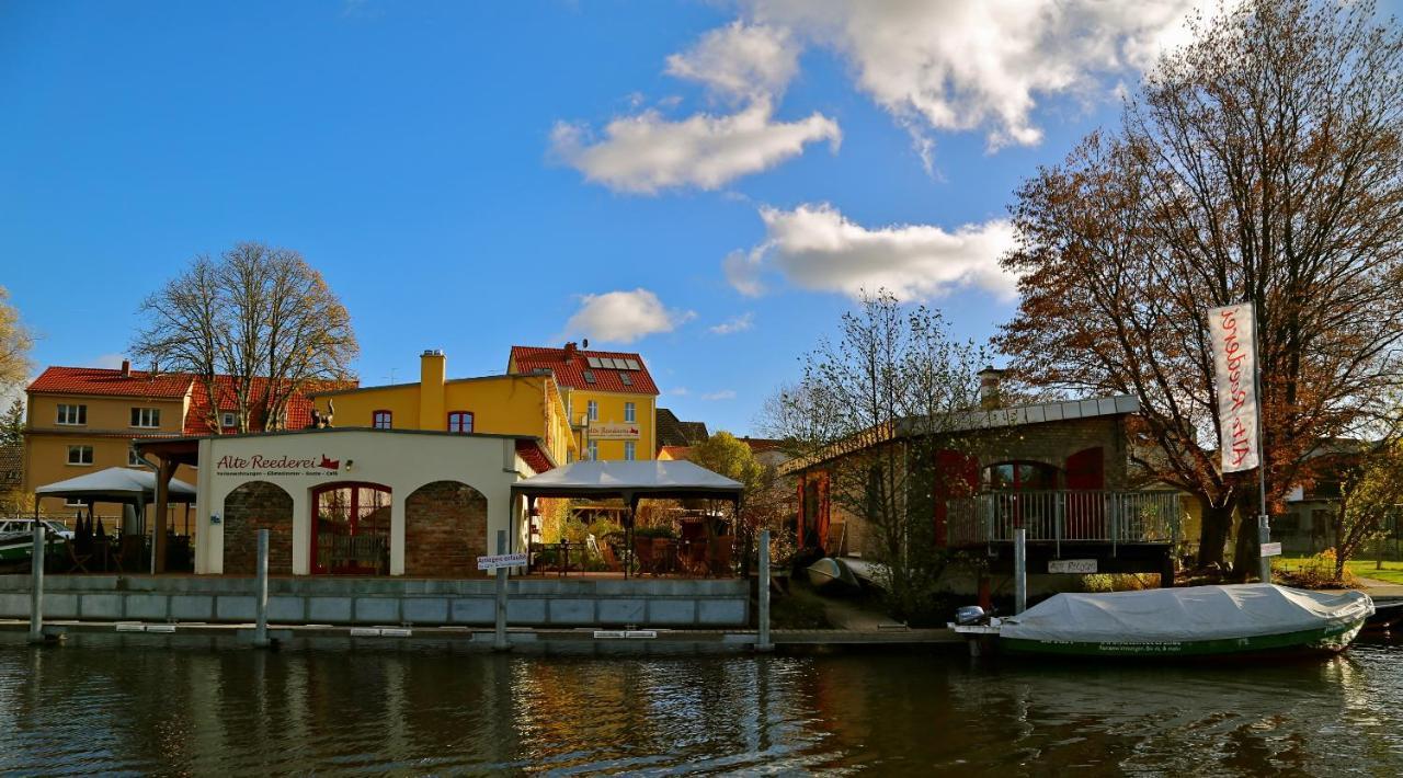 Kulturgasthof Alte Reederei Aparthotel Fürstenberg-Havel Εξωτερικό φωτογραφία