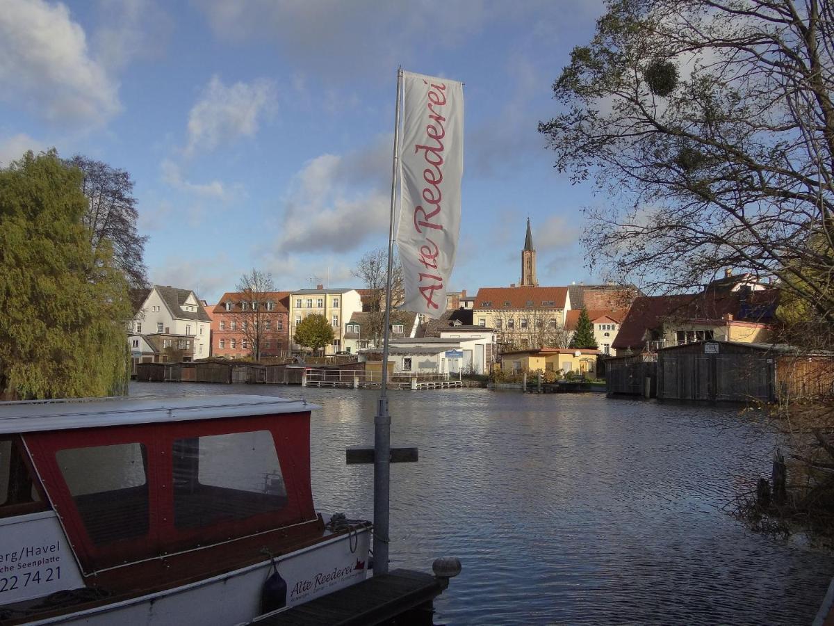 Kulturgasthof Alte Reederei Aparthotel Fürstenberg-Havel Εξωτερικό φωτογραφία